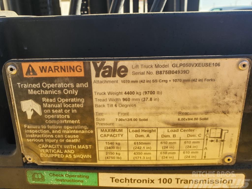 Yale GLP050VX Περονοφόρα ανυψωτικά κλαρκ - άλλα
