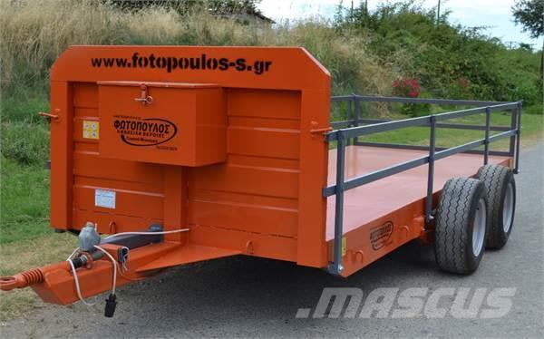  Fotopoulos Τρέιλερ διαξονικό 5t Ρυμούλκες γενικής χρήσης