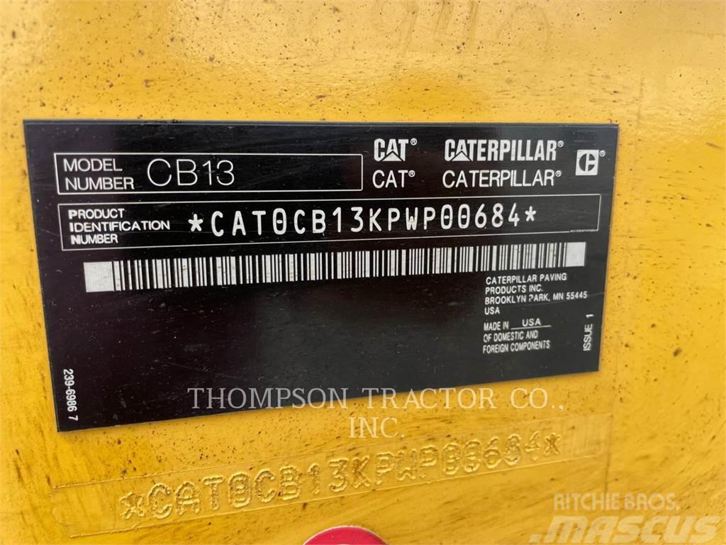 CAT CB13 Οδοστρωτήρες διπλού κυλίνδρου