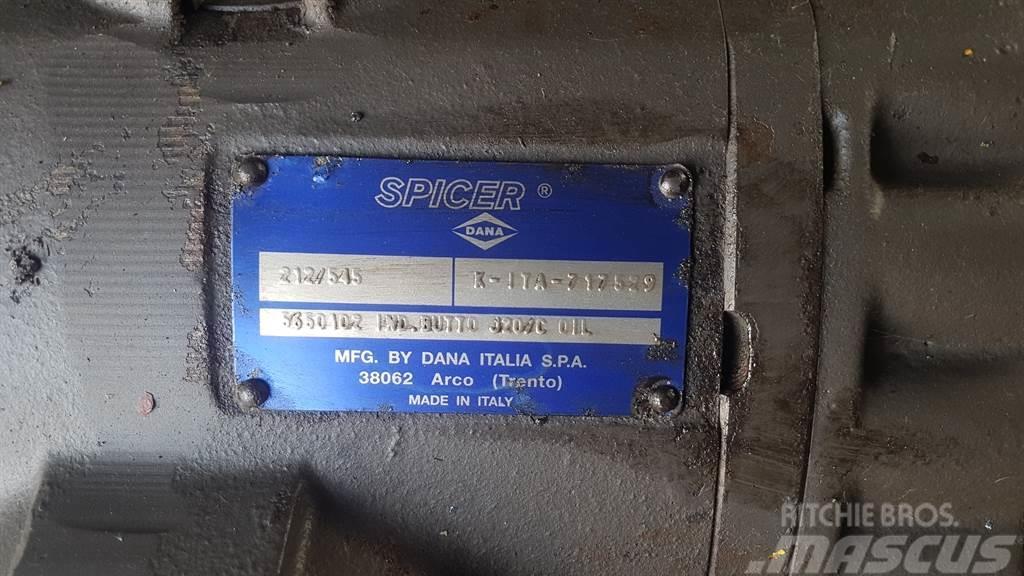 Spicer Dana 212/545 - Mecalac 714 MW - Axle Άξονες