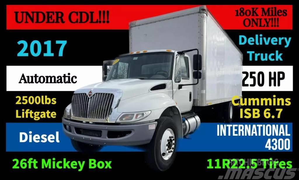 International 4300 Box body trucks