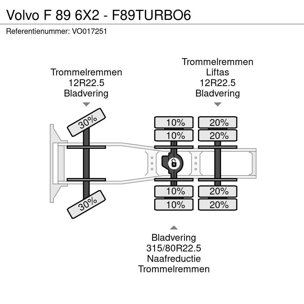 Volvo F 89 6X2 - F89TURBO6 Τράκτορες