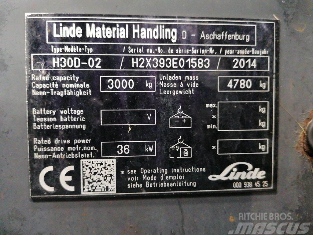 Linde H30D-02 Πετρελαιοκίνητα Κλαρκ