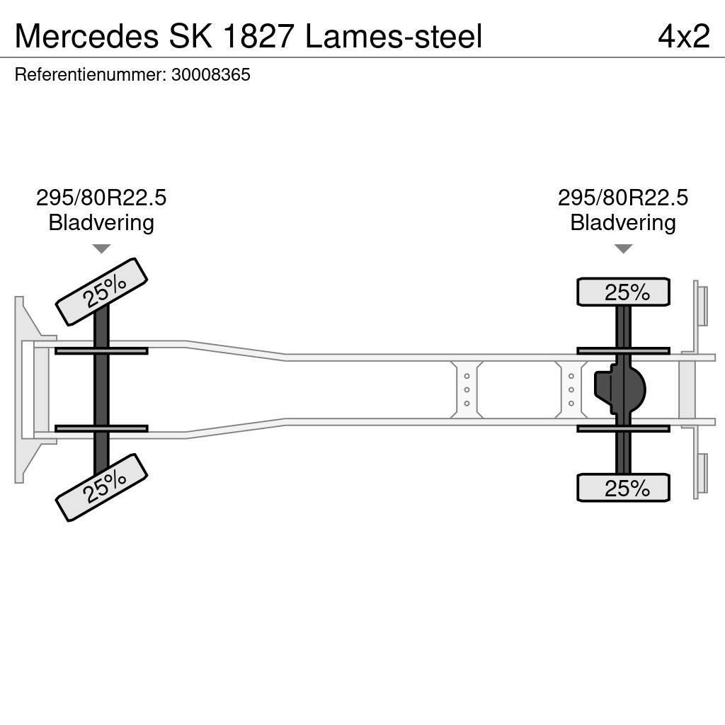 Mercedes-Benz SK 1827 Lames-steel Φορτηγά με Γερανό