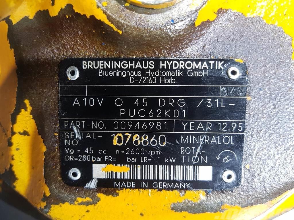 Brueninghaus Hydromatik A10VO45DRG/31L Υδραυλικά
