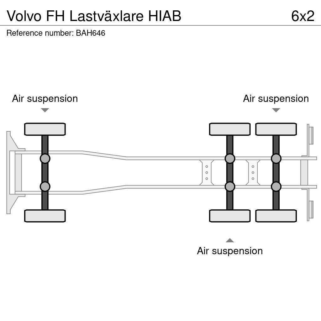 Volvo FH Lastväxlare HIAB Φορτηγά ανατροπή με γάντζο