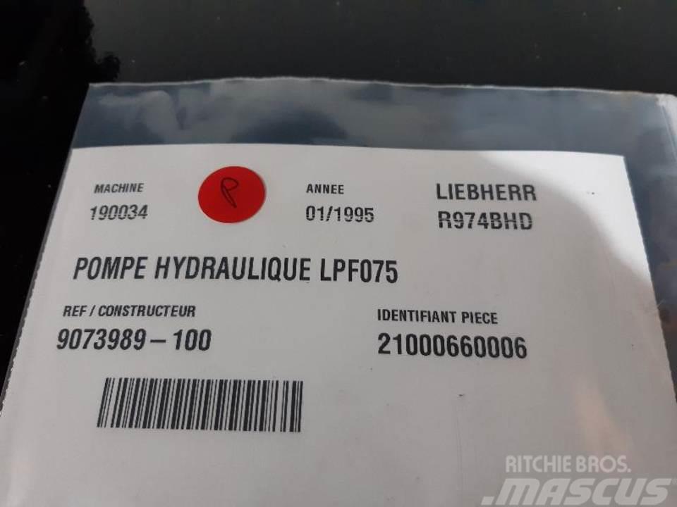 Liebherr R974BHD Υδραυλικά