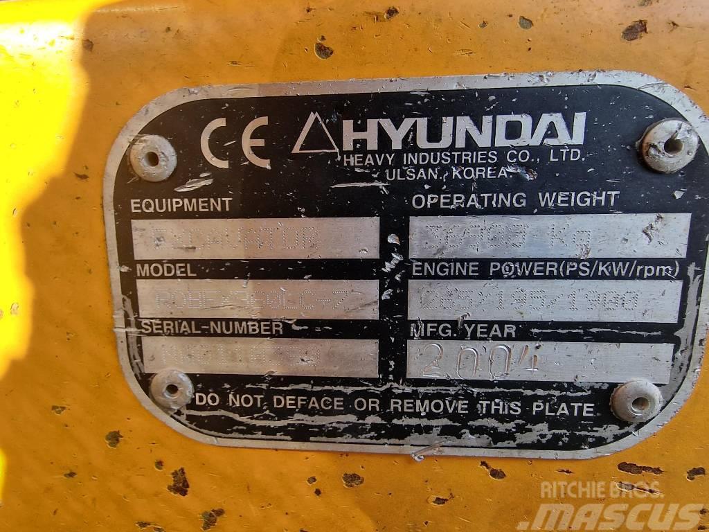 Hyundai 360 LC-7 Εκσκαφείς με ερπύστριες