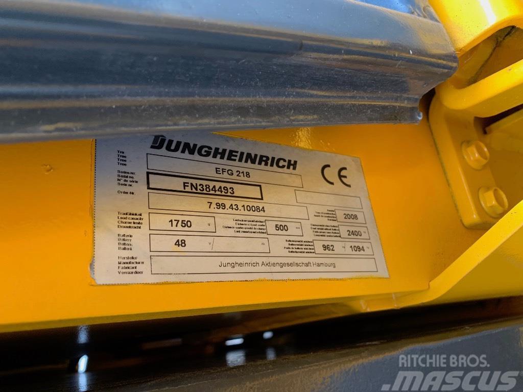 Jungheinrich EFG 218 Ηλεκτρικά περονοφόρα ανυψωτικά κλαρκ