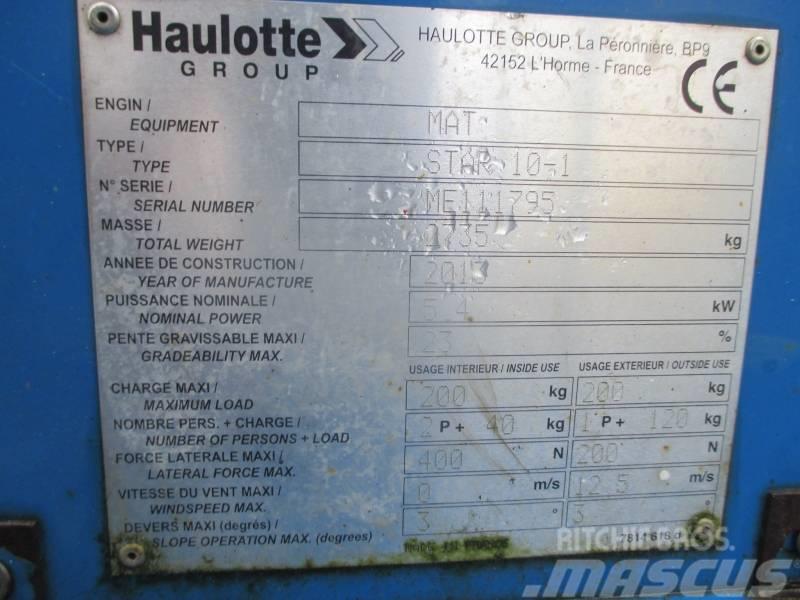 Haulotte Star 10 Ανυψωτήρες με κατακόρυφους πυλώνες