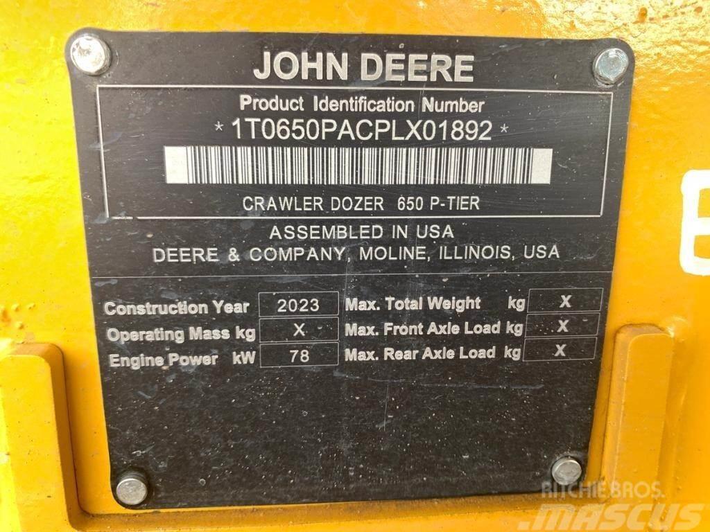 John Deere 650P LGP Μπουλντόζες με ερπύστριες