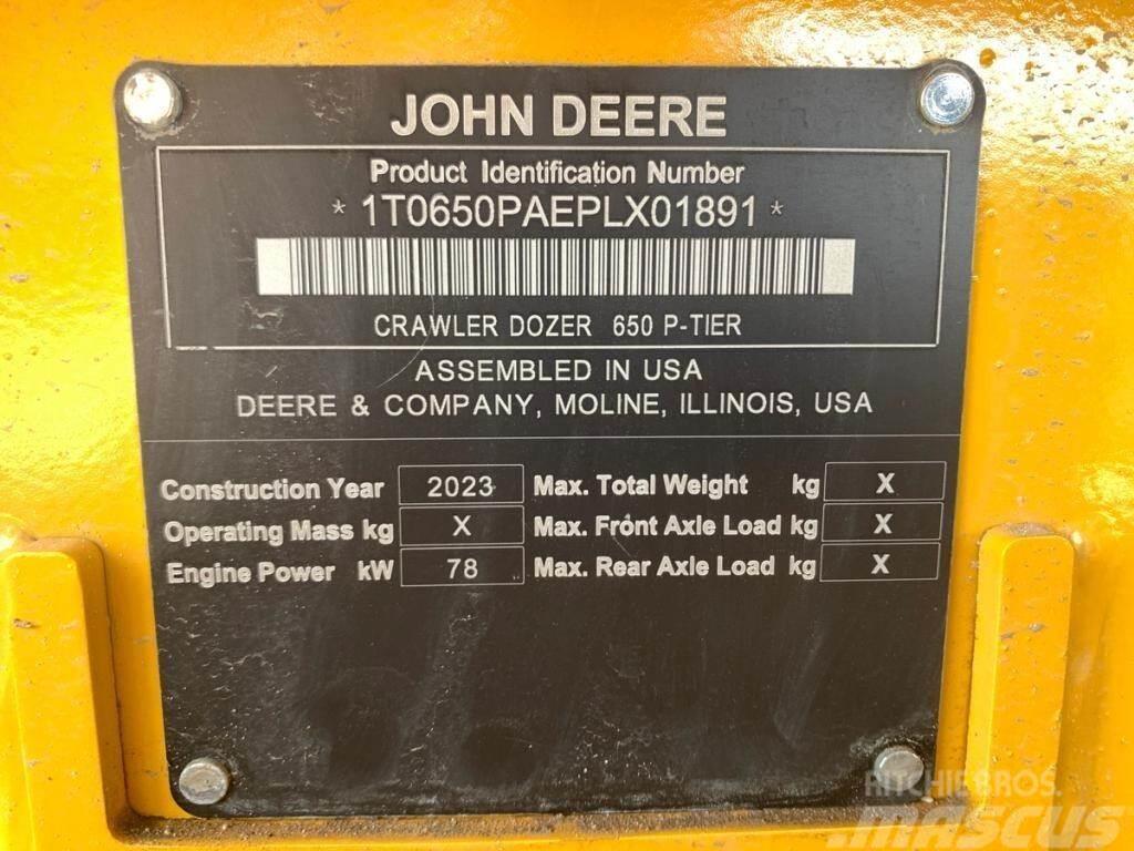 John Deere 650P LGP Μπουλντόζες με ερπύστριες