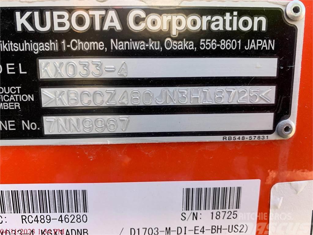 Kubota KX033-4 Εκσκαφάκι (διαβολάκι) < 7t