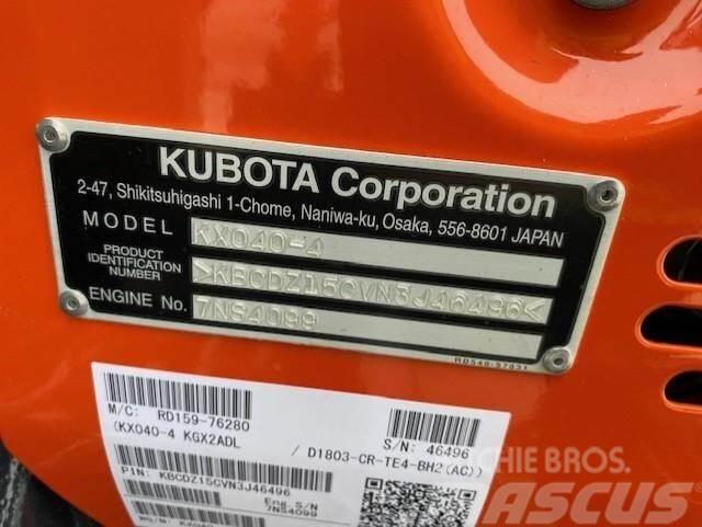 Kubota KX040-4 Εκσκαφάκι (διαβολάκι) < 7t