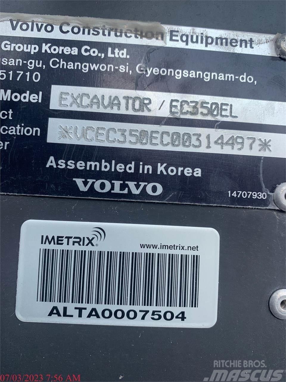 Volvo EC350EL Εκσκαφείς με ερπύστριες