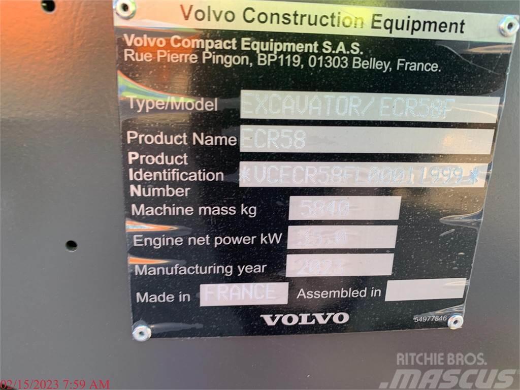 Volvo ECR58F Εκσκαφείς με ερπύστριες