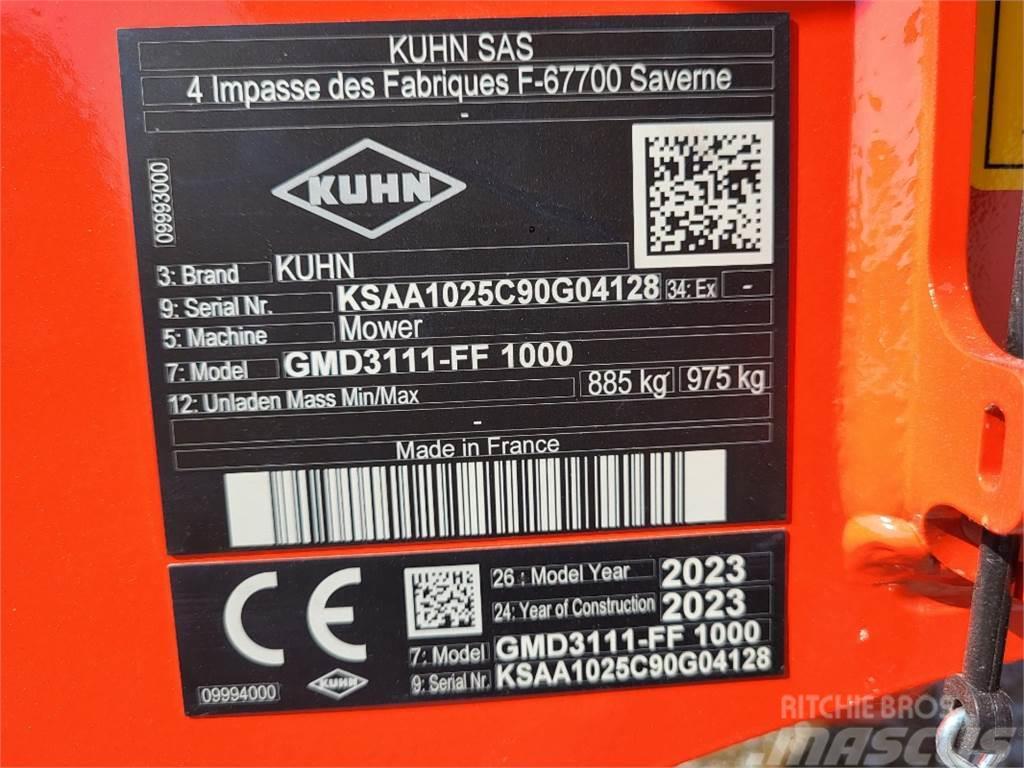 Kuhn GMD 3111 FF / 1000 Χορτοκοπτικά-διαμορφωτές