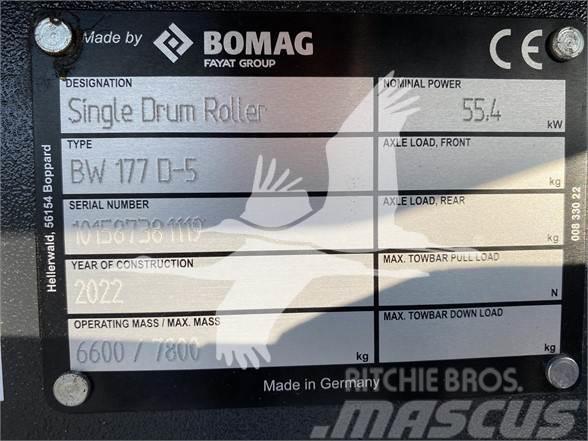 Bomag BW177D-5 Οδοστρωτήρες μονού κυλίνδρου