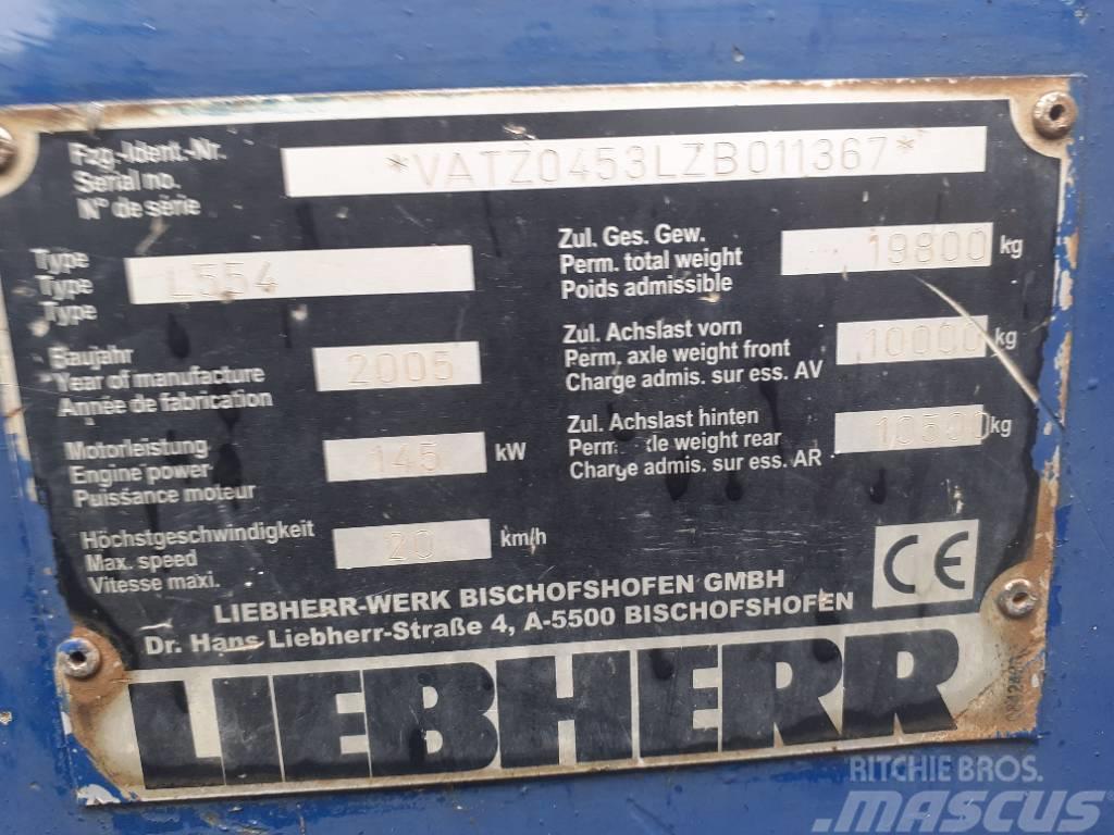 Liebherr L 554 Φορτωτές με λάστιχα (Τροχοφόροι)