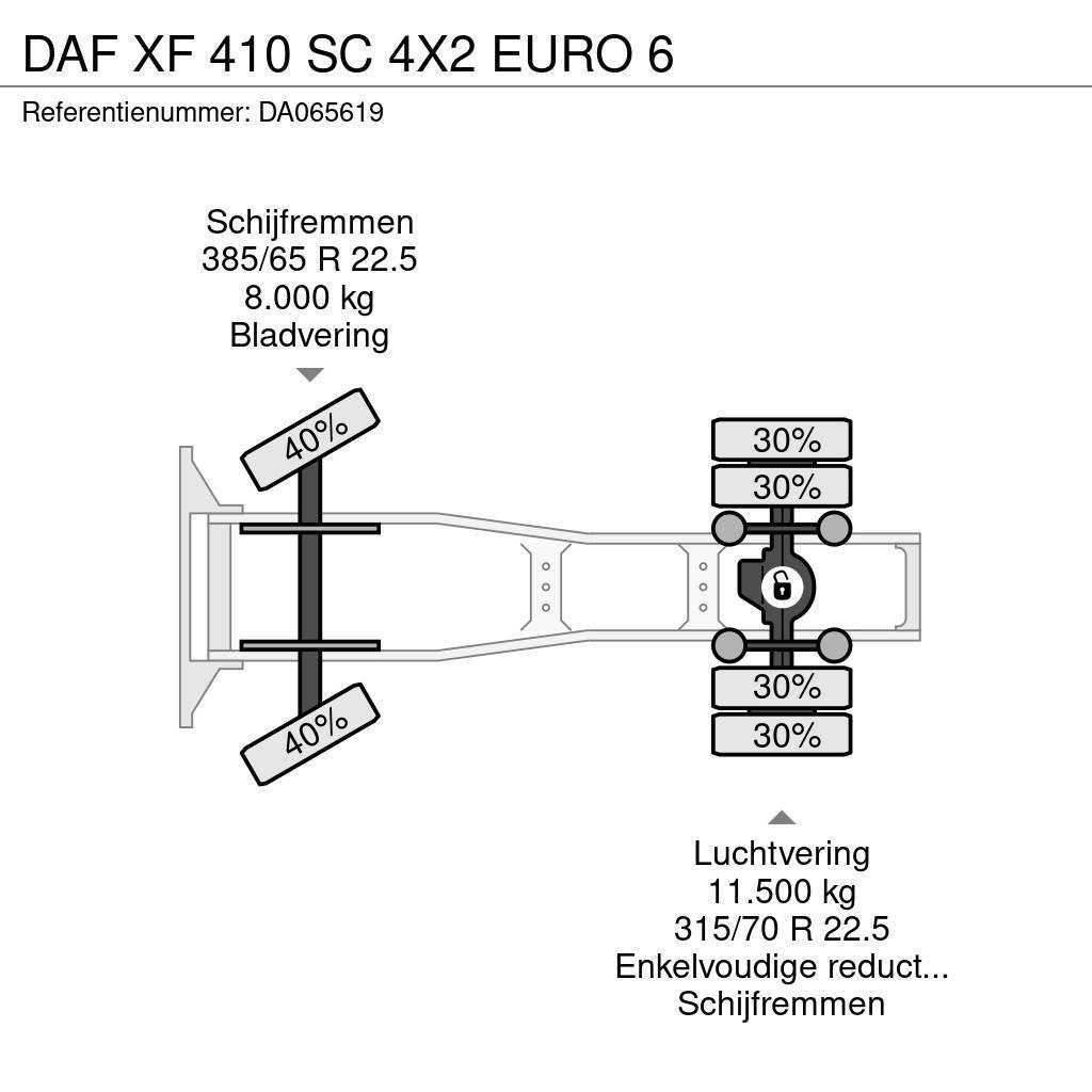 DAF XF 410 SC 4X2 EURO 6 Τράκτορες