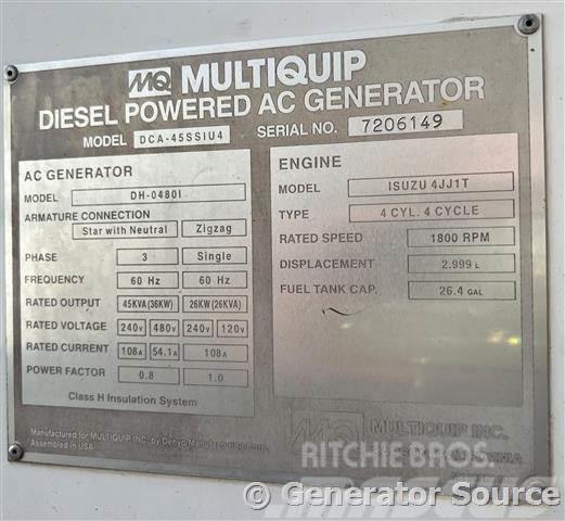 MultiQuip 36 kW - FOR RENT Γεννήτριες ντίζελ