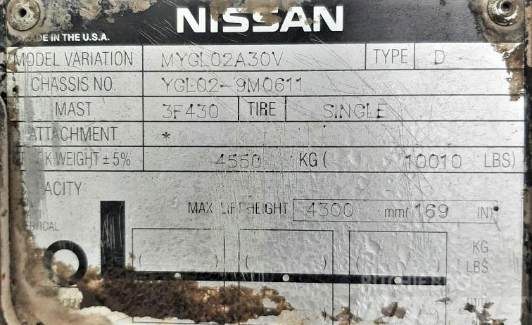 Nissan MYGL02A30V Περονοφόρα ανυψωτικά κλαρκ - άλλα