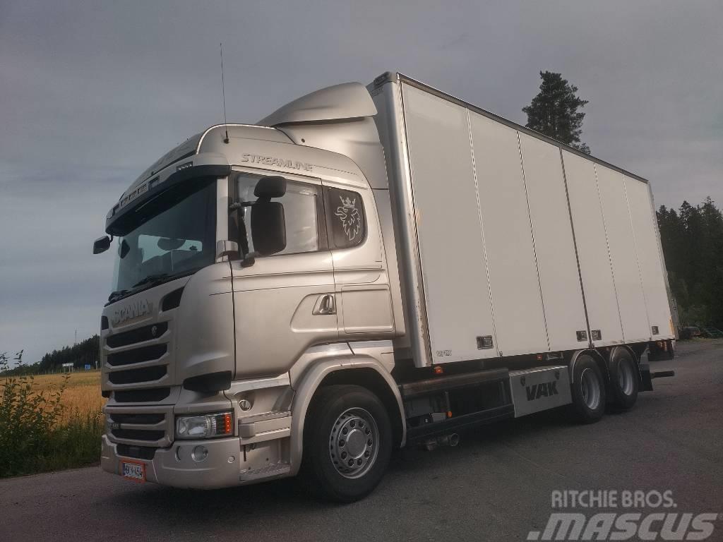 Scania R490 6x2 sivuauk.kori+pl-nostin Φορτηγά Κόφα
