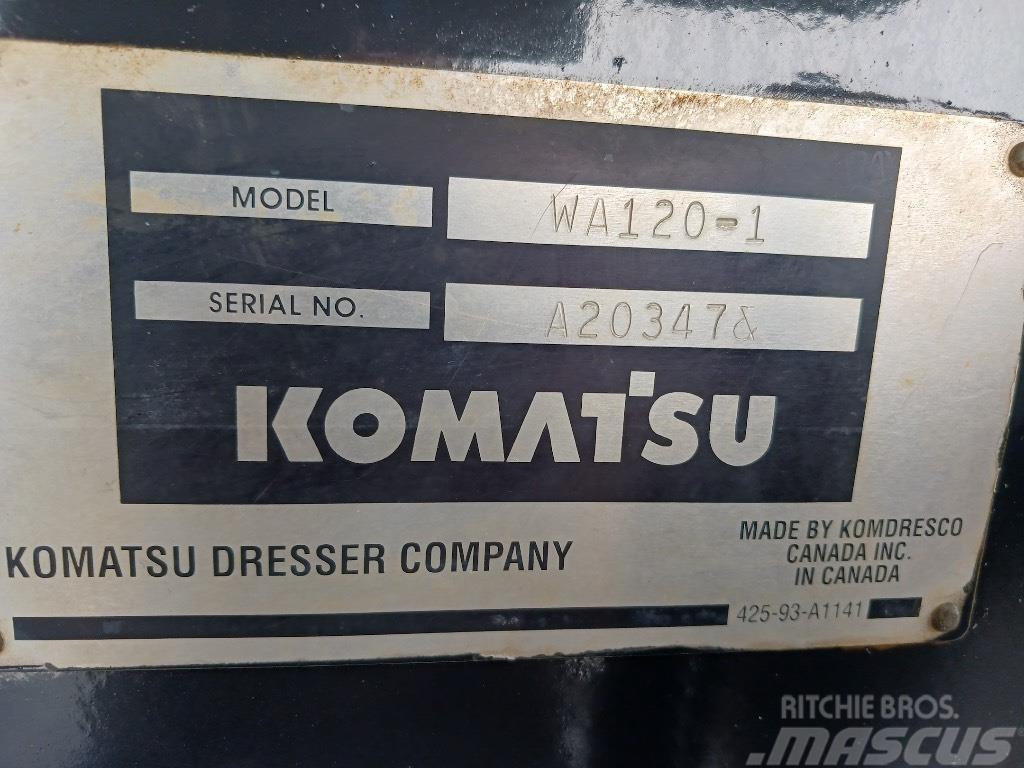 Komatsu WA 120-1 Φορτωτές με λάστιχα (Τροχοφόροι)