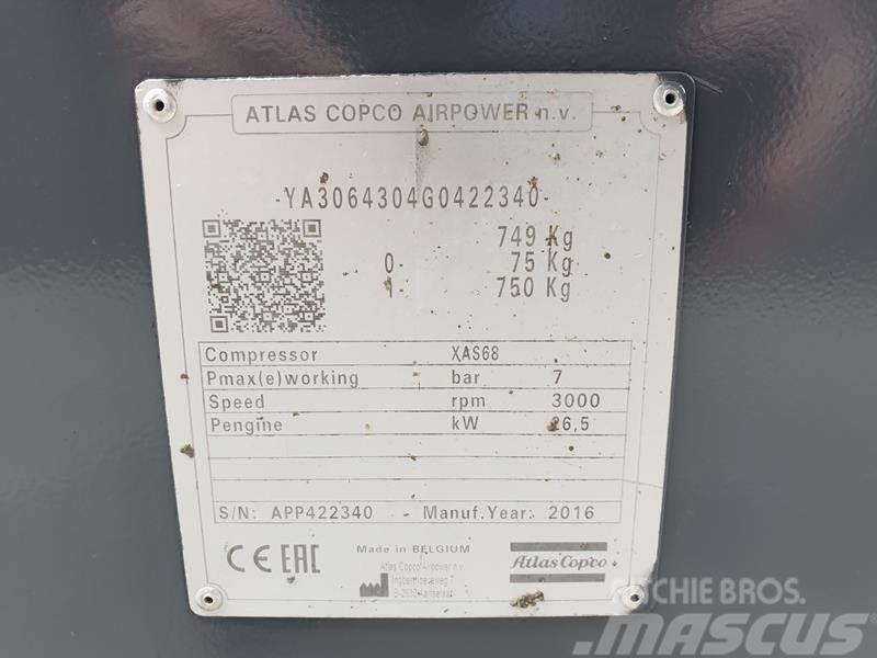 Atlas Copco XAS 68 KD Συμπιεστές