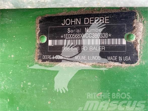John Deere 568 Πρέσες κυλινδρικών δεμάτων