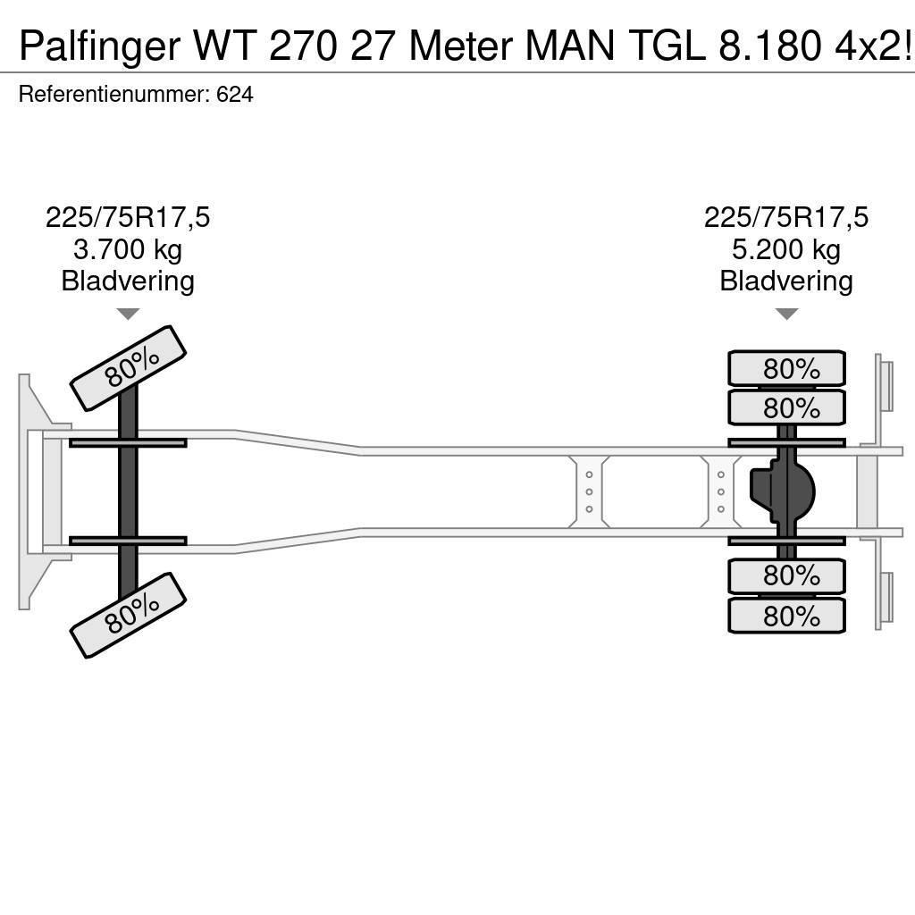 Palfinger WT 270 27 Meter MAN TGL 8.180 4x2! Εναέριες πλατφόρμες τοποθετημένες σε φορτηγό