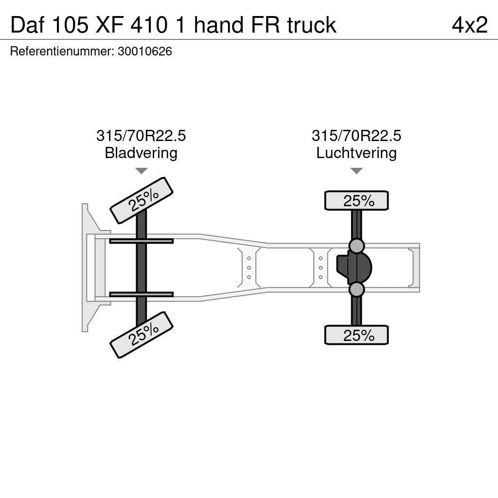 DAF 105 XF 410 1 hand FR truck Τράκτορες