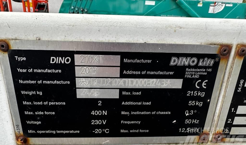 Dino 210 XT Εναέριες πλατφόρμες τοποθετημένες σε ρυμούλκα