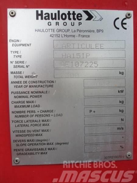 Haulotte HA 15 IP Ανυψωτήρες με αρθρωτό βραχίονα