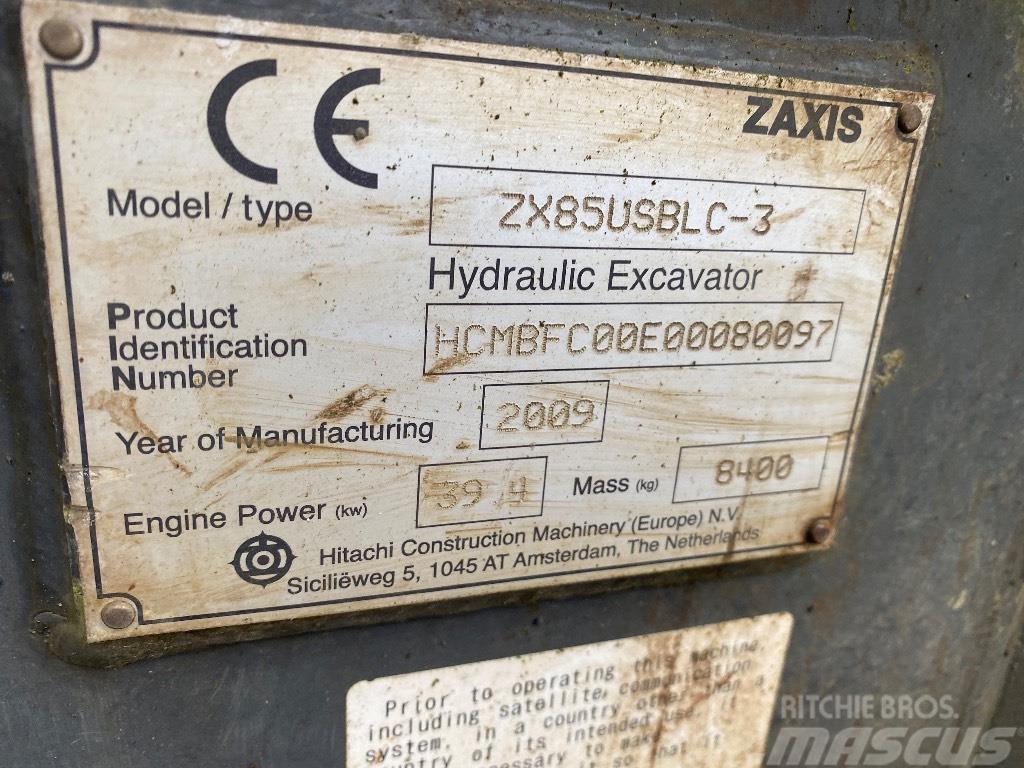 Hitachi ZX 85 US B LC-3 Μίνι εκσκαφείς 7t - 12t