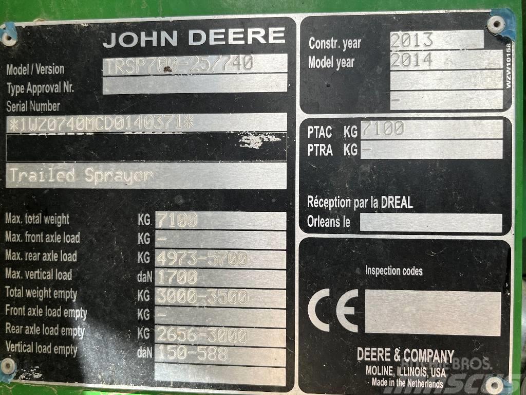 John Deere M 740 i Dismantled: only spare parts Ρυμουλκούμενα ψεκαστικά