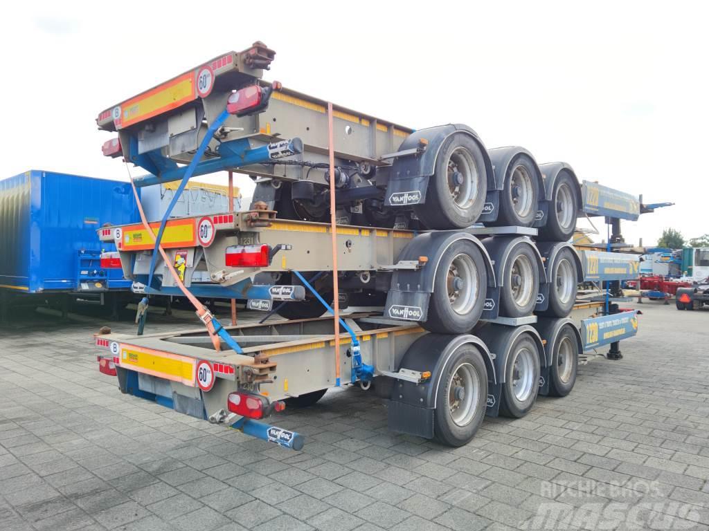 Van Hool A3C002 3 Axle ContainerChassis 40/45FT - Galvinise Ημιρυμούλκες Container