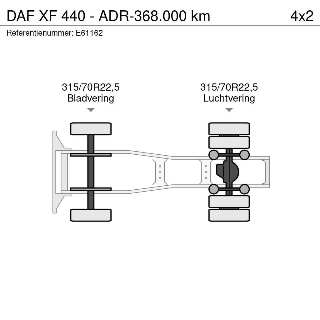 DAF XF 440 - ADR-368.000 km Τράκτορες