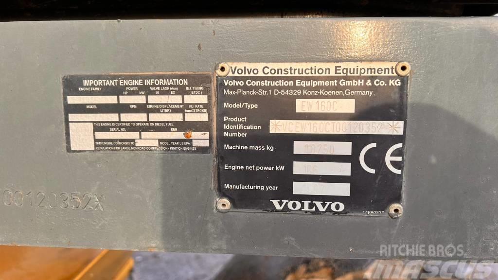 Volvo EW 160 C Εκσκαφείς με τροχούς - λάστιχα