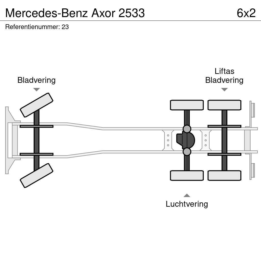 Mercedes-Benz Axor 2533 Φορτηγά Kαρότσα με ανοιγόμενα πλαϊνά