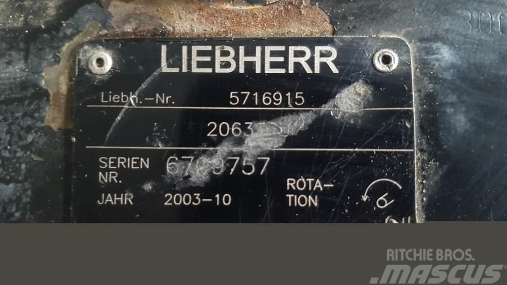 Liebherr 5716915 - L574/L580 - Drive pump/Fahrpumpe/Rijpomp Υδραυλικά