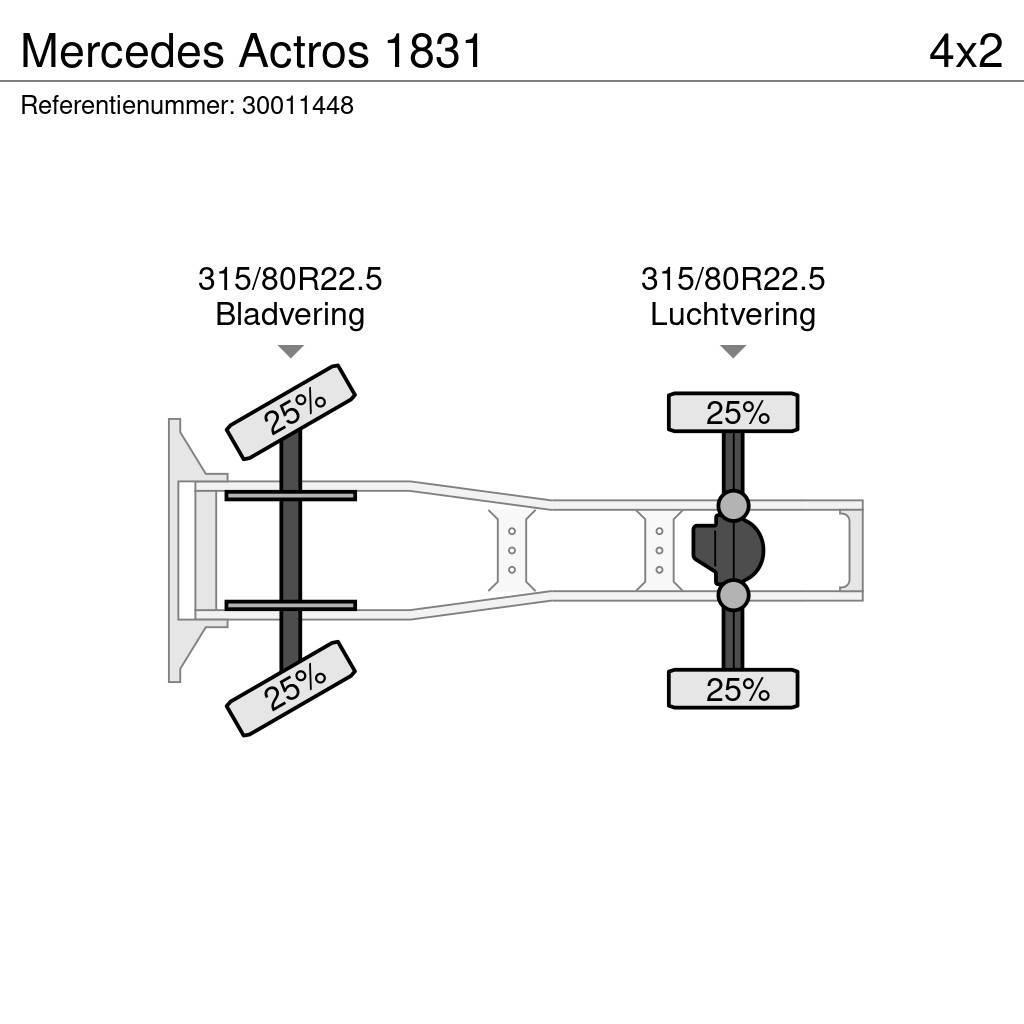 Mercedes-Benz Actros 1831 Τράκτορες