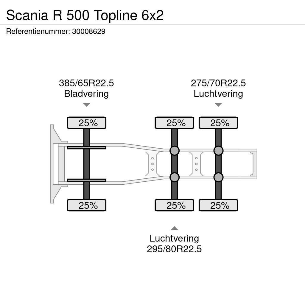 Scania R 500 Topline 6x2 Τράκτορες
