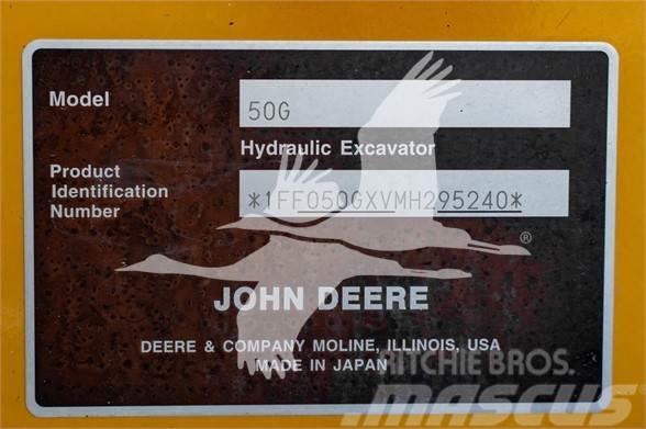 John Deere 50G Εκσκαφάκι (διαβολάκι) < 7t