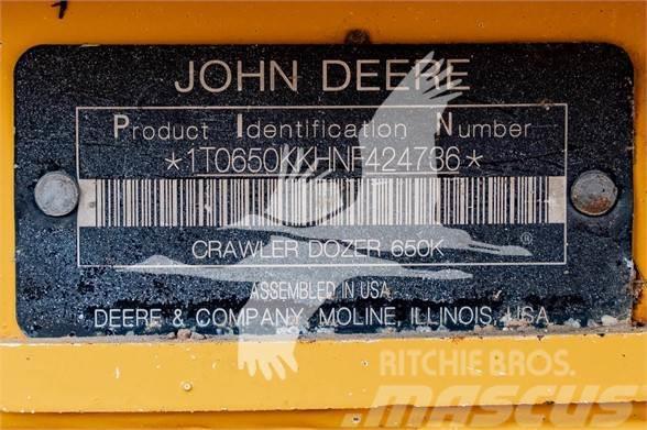 John Deere 650K LGP Μπουλντόζες με ερπύστριες