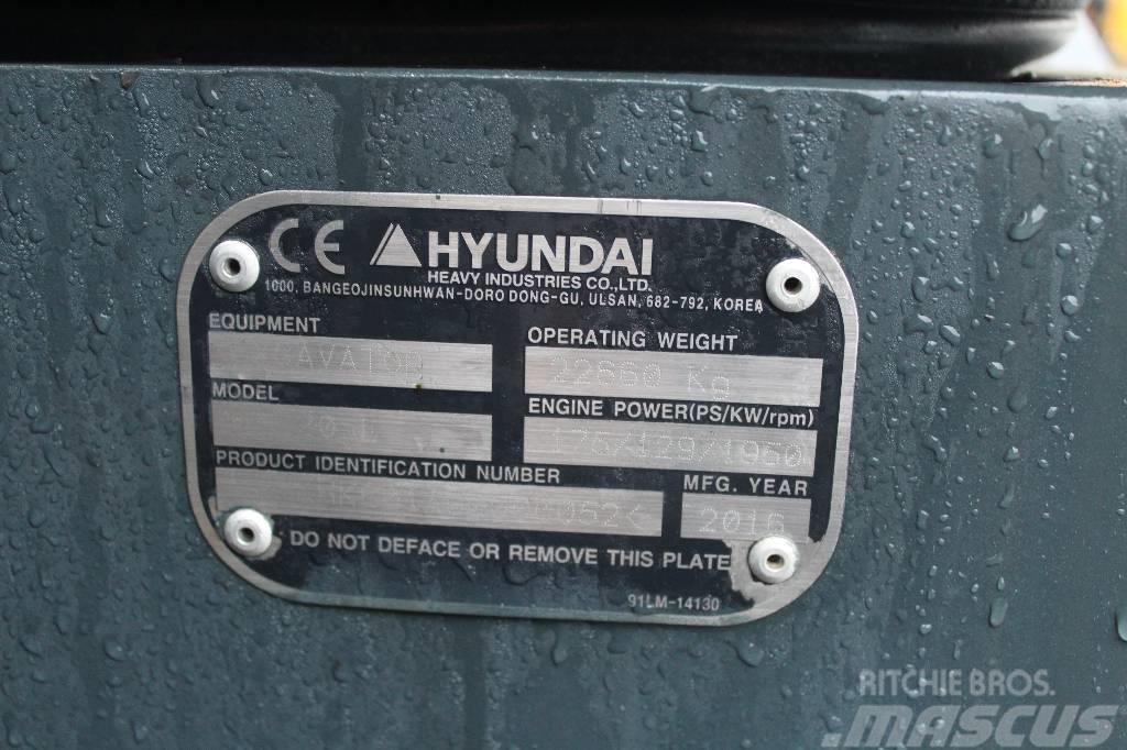 Hyundai HX 220 L / Pyörittäjä, Leica 3D, Rasvari, Lämmitin Εκσκαφείς με ερπύστριες