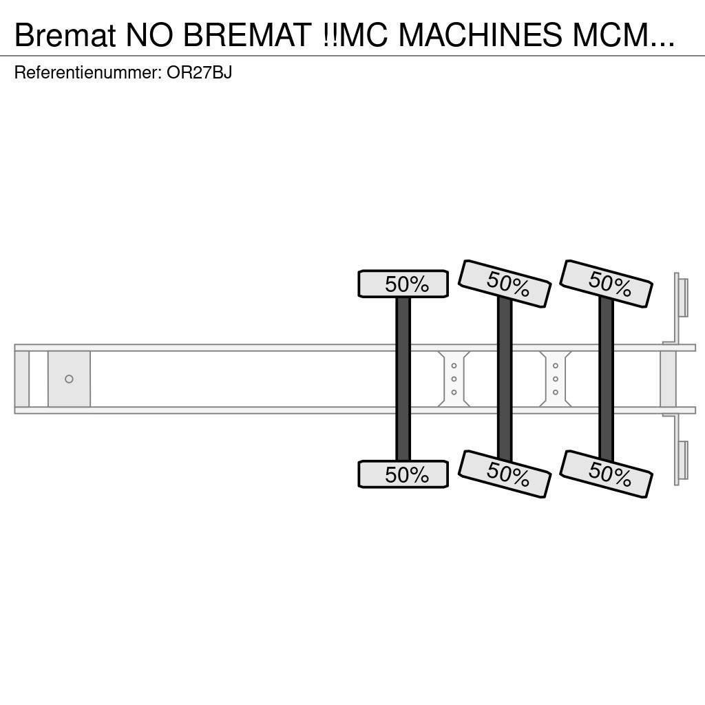  Bremat NO BREMAT !!MC MACHINES MCM-339-ST-S2!!CEME Άλλες ημιρυμούλκες
