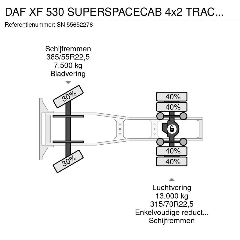 DAF XF 530 SUPERSPACECAB 4x2 TRACTOR UNIT (EURO 3 / ZF Τράκτορες