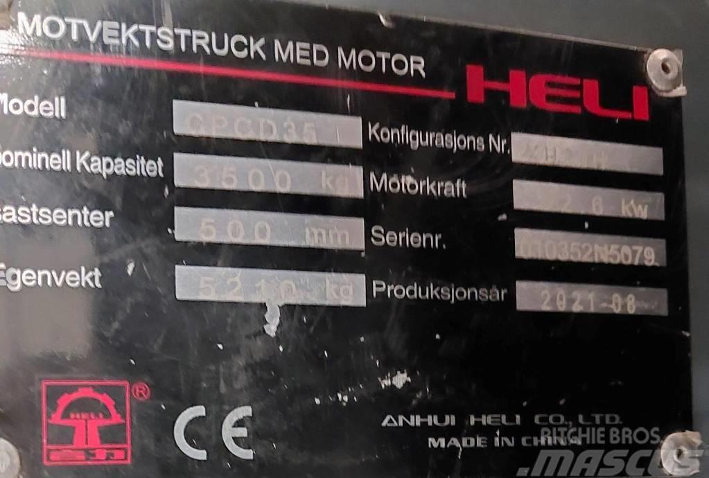 Heli 3,5 tonns diesel - 4,7 m løftehøyde Πετρελαιοκίνητα Κλαρκ
