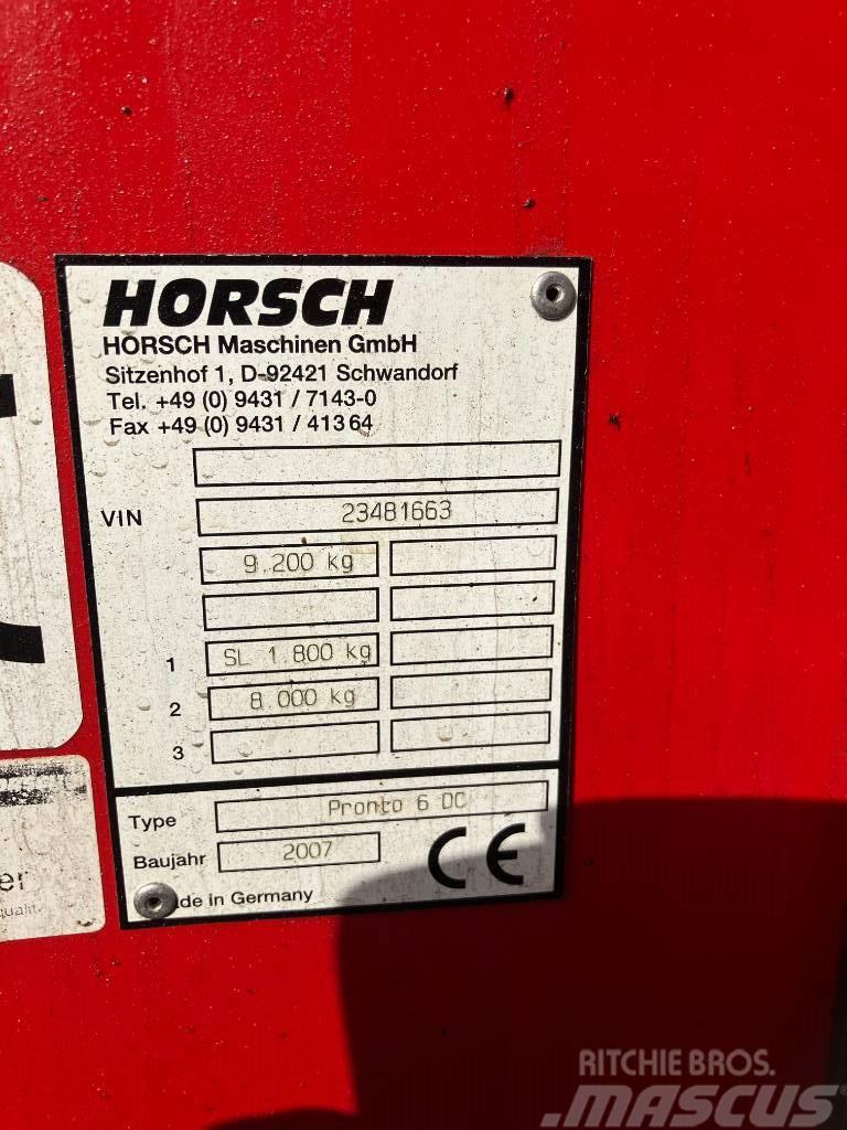 Horsch Pronto 6 DC Συνδυαστικοί σπορείς